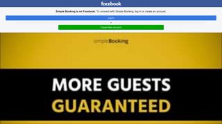 
                            12. Simple Booking - Home | Facebook - Facebook Touch