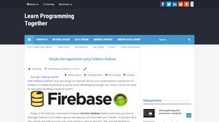 
                            9. Simple chat application using Firebase Android - Learn Programming ...