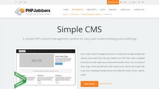 
                            3. Simple CMS | Content Management System | PHP CMS Script ...