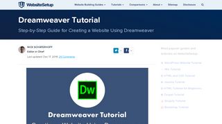 
                            12. Simple Dreamweaver Tutorial: How to Create a Website (step-by-step)