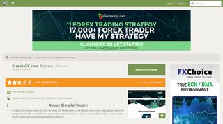 
                            11. Simple FX | Forex Brokers Reviews | Forex Peace Army