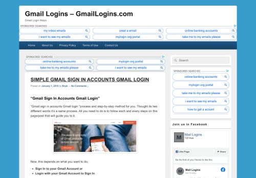 
                            2. Simple Gmail Sign In Accounts Gmail Login - GmailLogins.com