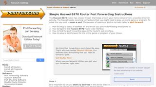 
                            3. Simple Huawei B970 Router Port Forwarding Instructions