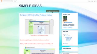 
                            6. SIMPLE IDEAS: Pengisian KMK Online Star Perbanas Institute