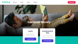 
                            12. Simple loans & investments | Zopa - The FeelGood Money™ company