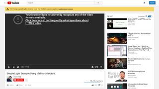 
                            12. Simple Login Example Using MVP Architecture - YouTube