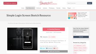 
                            3. Simple Login Screen Sketch freebie - Download free resource for ...