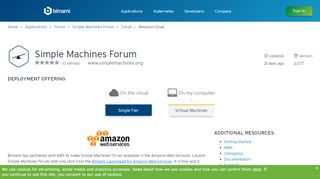 
                            13. Simple Machines Forum Cloud Hosting on AWS - Bitnami