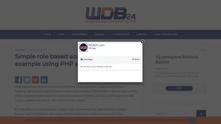 
                            7. Simple role based access control example using PHP and MYSQLi ...
