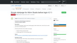 
                            11. Simple startpage for Altinn Studio before login · Issue #213 · Altinn ...