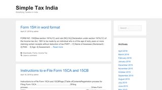 
                            5. Simple Tax India - Latest Tax Updates