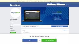 
                            12. Simple Trader - About | Facebook