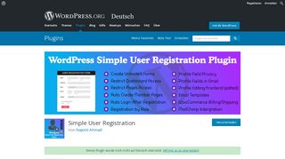 
                            7. Simple User Registration | WordPress.org