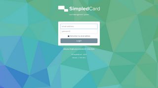 
                            1. SimpledCard - Login