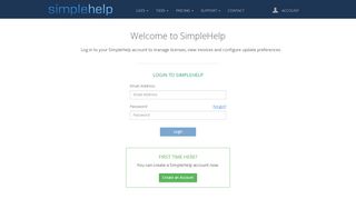 
                            7. SimpleHelp Account Login - Remote Support Software by SimpleHelp