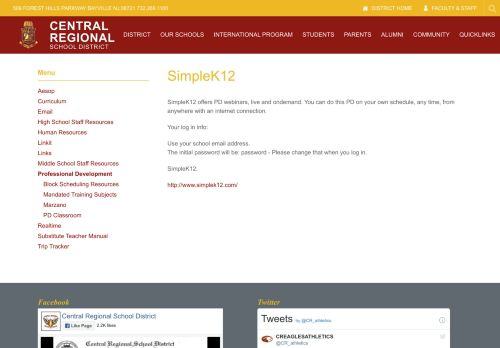 
                            2. SimpleK12 - Central Regional School District