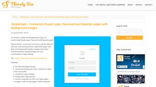 
                            9. Simplelogin - Customize Drupal Login, Password and Register pages ...