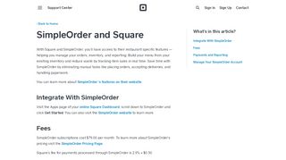 
                            9. SimpleOrder and Square | Square Support Center - US