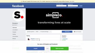 
                            5. Simplero - Startside | Facebook