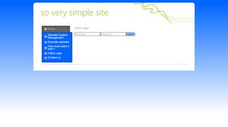 
                            8. Simplesite | Client Login