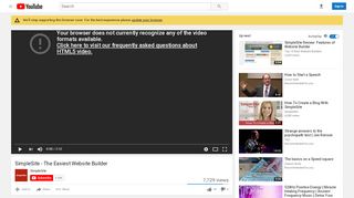 
                            9. SimpleSite - The Easiest Website Builder - YouTube