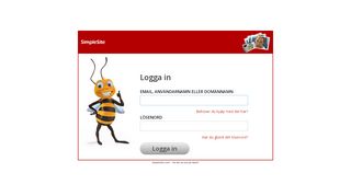 
                            3. SimpleSite.com - Logga in