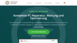 
                            1. SimpleStar | Das Bereinigen Ihres Computers war noch nie so einfach!