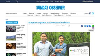 
                            10. Simplex expands e-commerce business | Sunday Observer