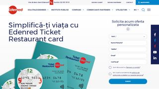 
                            1. Simplifică-ți viața cu cardul de masă Ticket Restaurant | Edenred