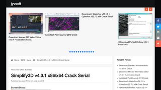 
                            5. Simplify3D v4.0.1 x86/x64 Crack Serial - jyvsoft