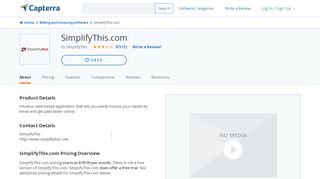 
                            9. SimplifyThis.com Reviews and Pricing - 2019 - Capterra