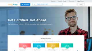 
                            7. Simplilearn: Online Certification Training Courses for Professionals