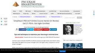
                            11. Simplilearn PMI-ACP Online Course Hands-On Review: Get 21 PDUs ...