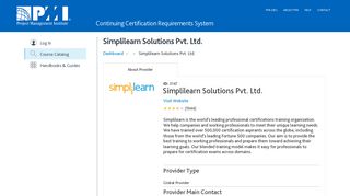 
                            5. Simplilearn Solutions Pvt. Ltd. - PMI CCRS