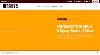 
                            11. Simply 5 Chocolate Syrup | HERSHEY'S