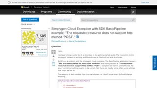 
                            6. Simplygon Cloud Exception with SDK BasicPipeline example: 