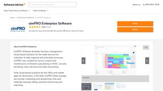 
                            8. simPRO Enterprise Software - 2019 Reviews & Pricing - Software Advice