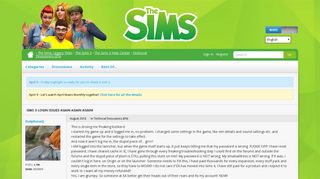 
                            7. Sims 3 login issues AGAIN AGAIN AGAIN! — The Sims Forums