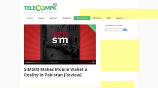 
                            12. SIMSIM Makes Mobile Wallet a Reality in Pakistan [Review ...