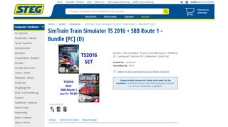 
                            8. SimTrain Train Simulator TS 2016 + SBB Route 1 - Bundle [PC] (D ...