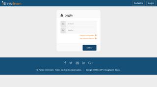 
                            3. Simulados do Portal infoENEM: Login