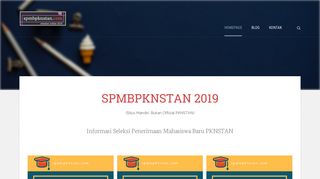
                            7. Simulasi Online SPMB PKNSTAN 2019 – Just another WordPress site