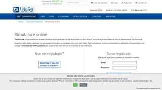 
                            3. Simulatore online - Alpha Test
