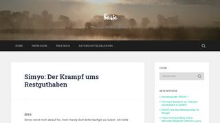 
                            5. Simyo: Der Krampf ums Restguthaben – basic