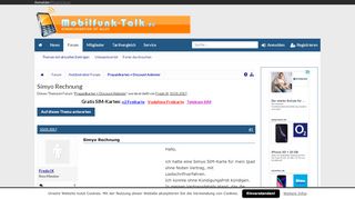 
                            8. Simyo Rechnung | Handy Forum - Mobilfunk-Talk