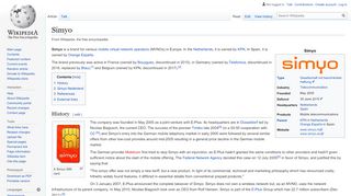 
                            8. Simyo — Wikipédia