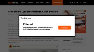 
                            11. Sina Weibo Updates With QR Code Service · TechNode