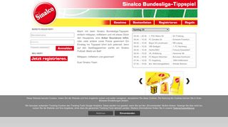 
                            9. Sinalco Bundesliga Tippspiel