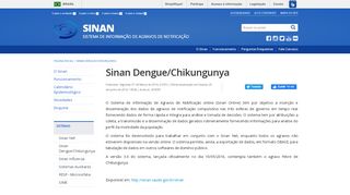 
                            3. SINANWEB - Sinan Dengue/Chikungunya