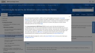 
                            12. Sincronização da senha do Windows com a senha do Notes - IBM